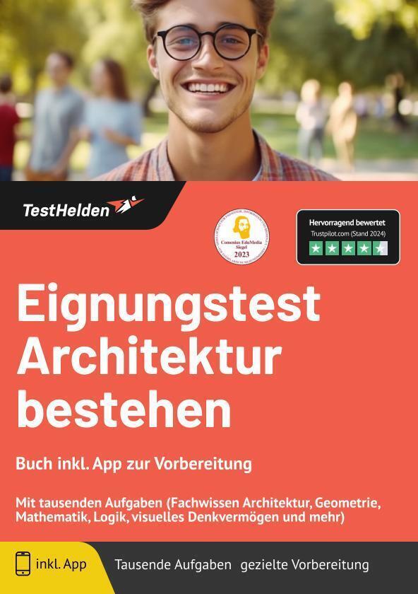 Cover: 9783988175274 | Eignungstest Architektur bestehen: Buch inkl. App zur Vorbereitung:...