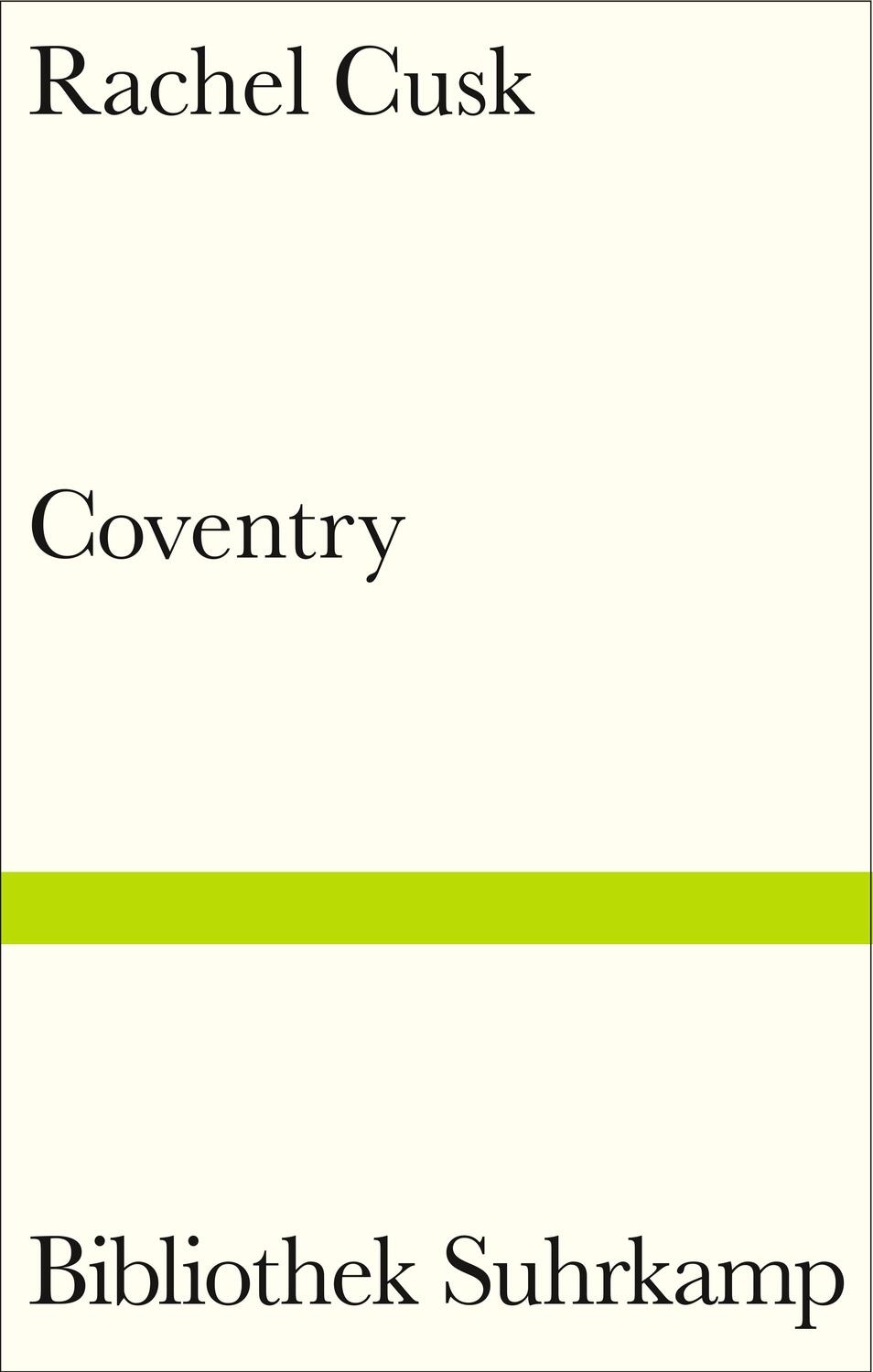 Cover: 9783518225318 | Coventry | Essays | Rachel Cusk | Buch | Bibliothek Suhrkamp | Deutsch