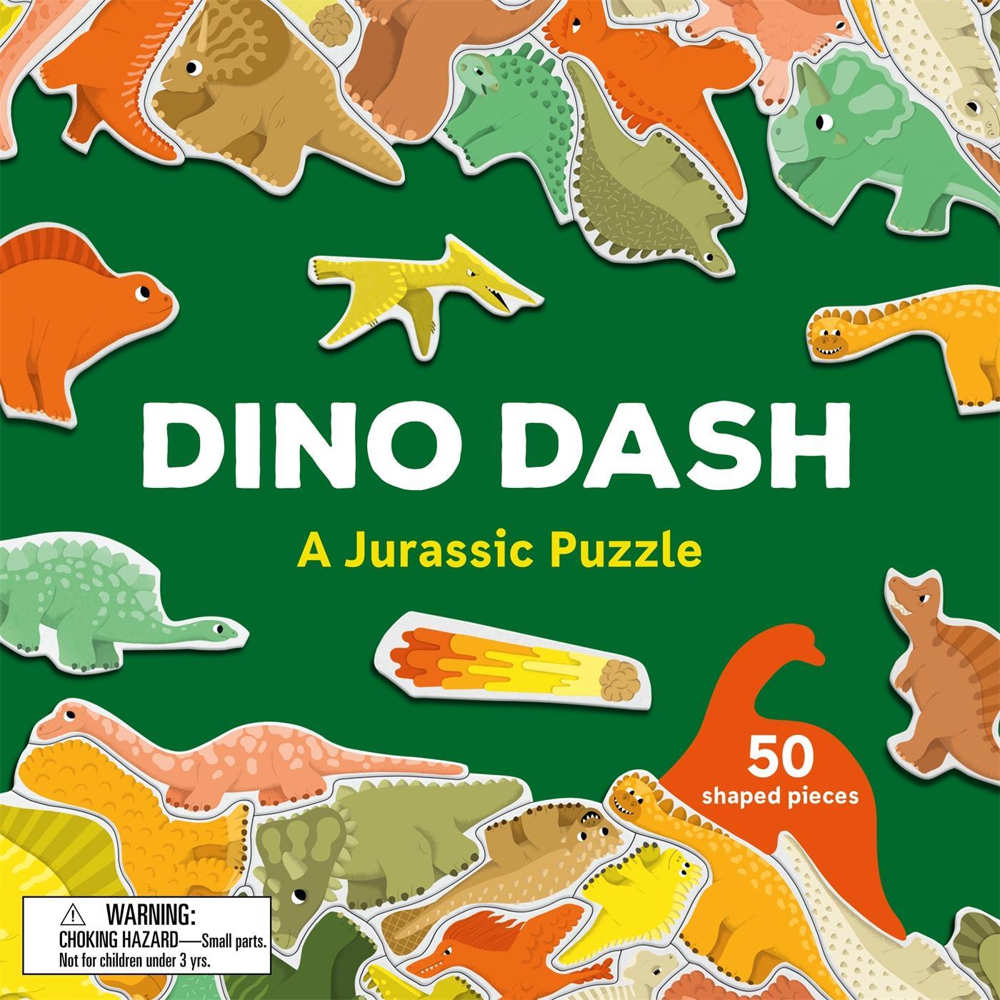 Cover: 9781399601269 | Dino Dash | A Jurassic Puzzle | Spiel | 50 Teile | Englisch | 2022