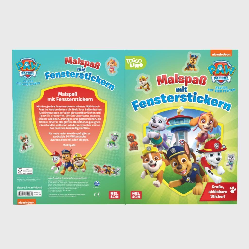 Bild: 9783845125831 | PAW Patrol Mitmachbuch: Malspaß mit Fensterstickern | Taschenbuch