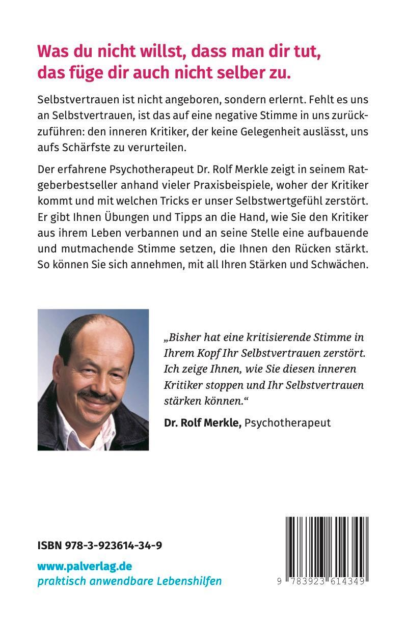 Rückseite: 9783923614349 | So gewinnen Sie mehr Selbstvertrauen | Rolf Merkle | Taschenbuch