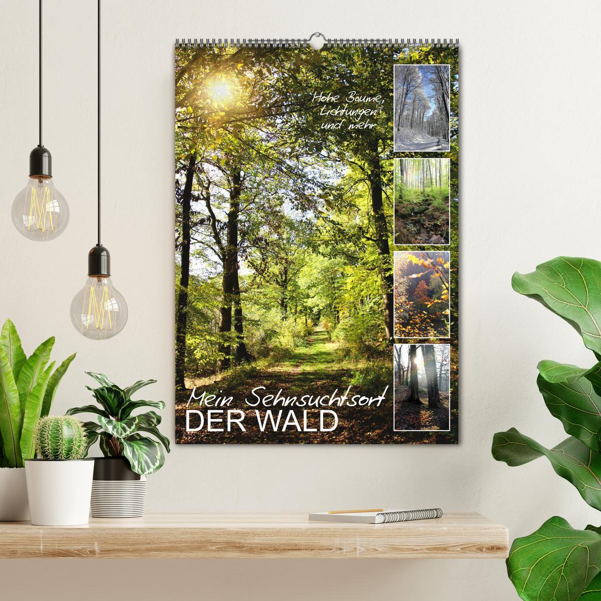 Bild: 9783435927531 | Mein Sehnsuchtsort, der Wald (Wandkalender 2025 DIN A2 hoch),...