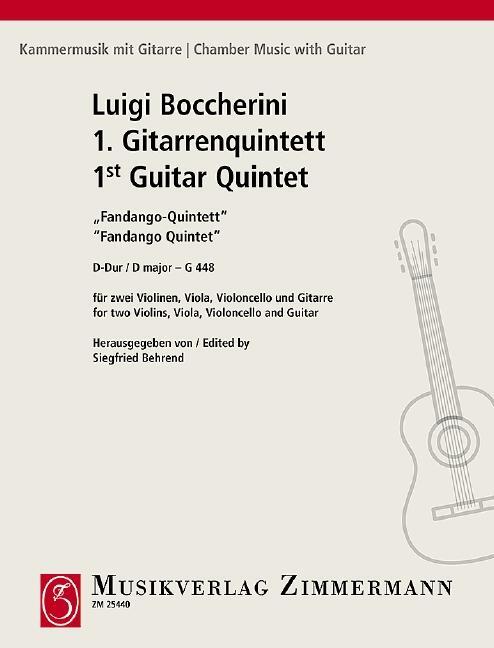 Cover: 9790010254401 | Erstes Gitarrenquintett | Siegfried Behrend | Broschüre | 44 S. | 1984