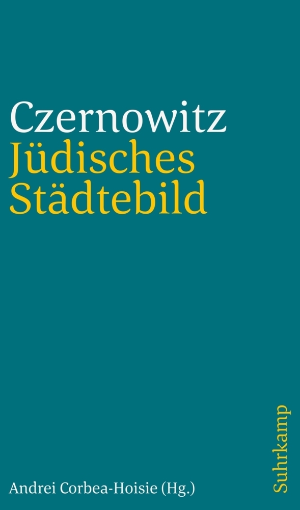 Cover: 9783633242801 | Jüdisches Städtebild Czernowitz | Andrei Corbea-Hoisie | Taschenbuch