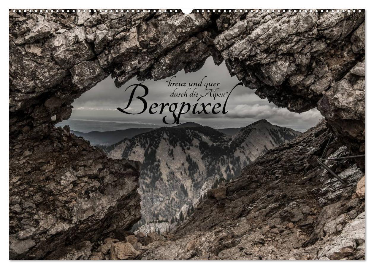 Cover: 9783383485978 | Bergpixel "kreuz und quer durch die Alpen" (Wandkalender 2024 DIN...