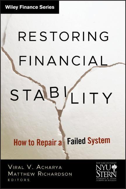 Cover: 9780470499344 | Restoring Financial Stability | How to Repair a Failed System | Buch