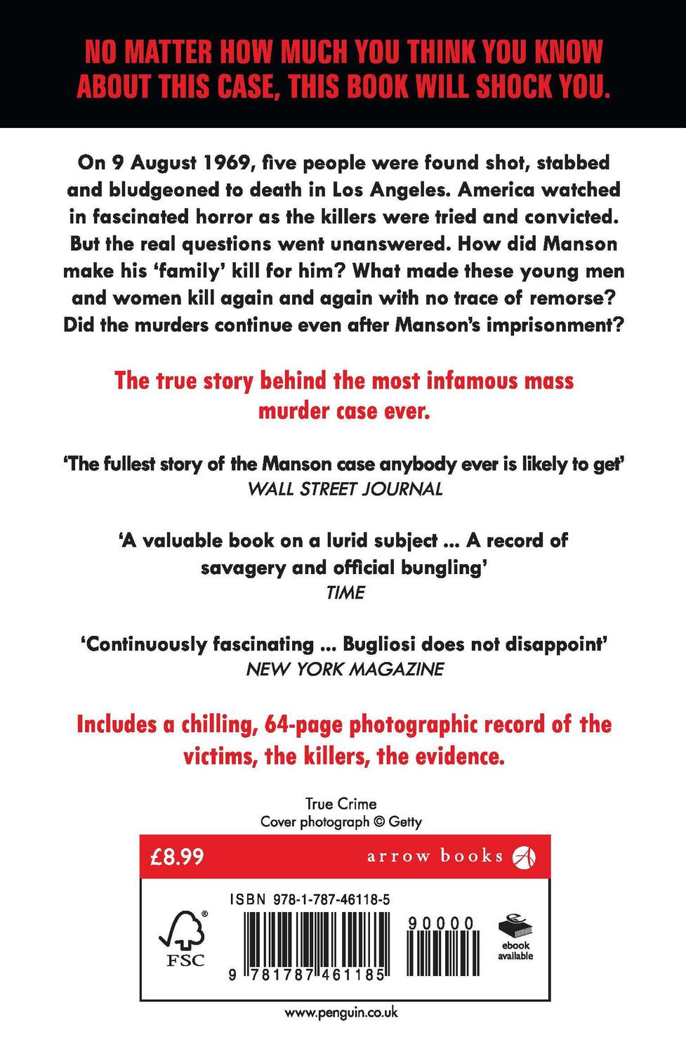 Rückseite: 9781787461185 | Helter Skelter | The True Story of the Manson Murders | Taschenbuch