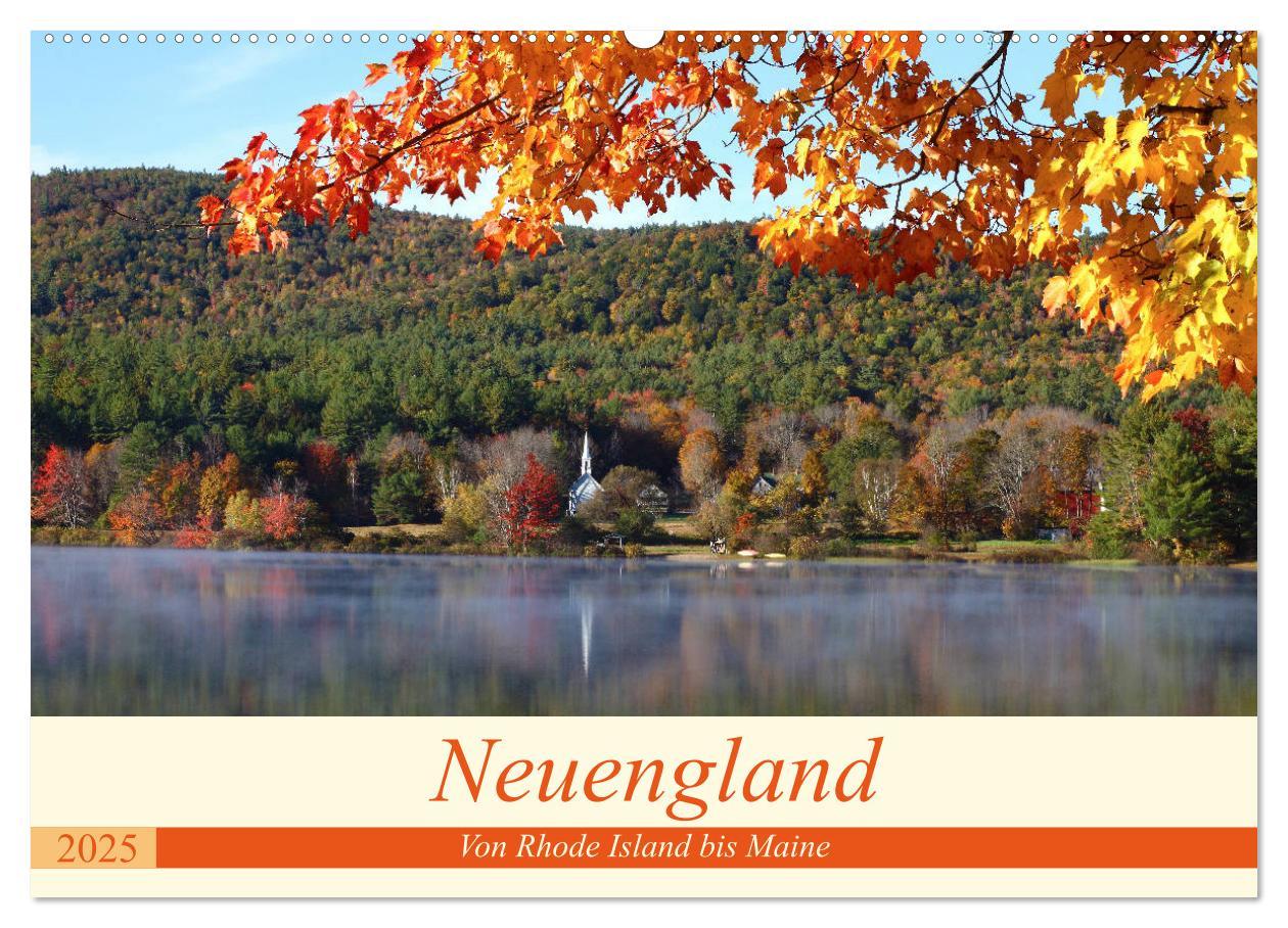 Cover: 9783435165995 | Neuengland - Von Rhode Island bis Maine (Wandkalender 2025 DIN A2...