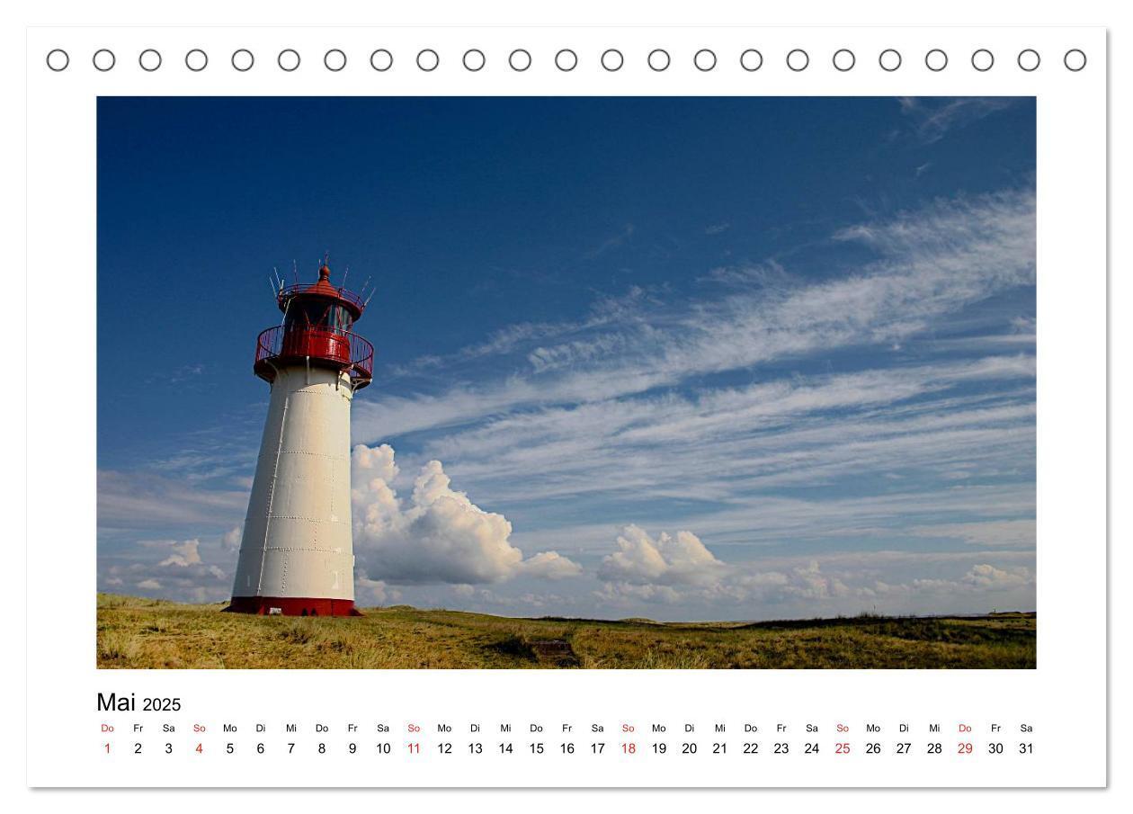 Bild: 9783435616480 | Sylt - Tage am Meer (Tischkalender 2025 DIN A5 quer), CALVENDO...