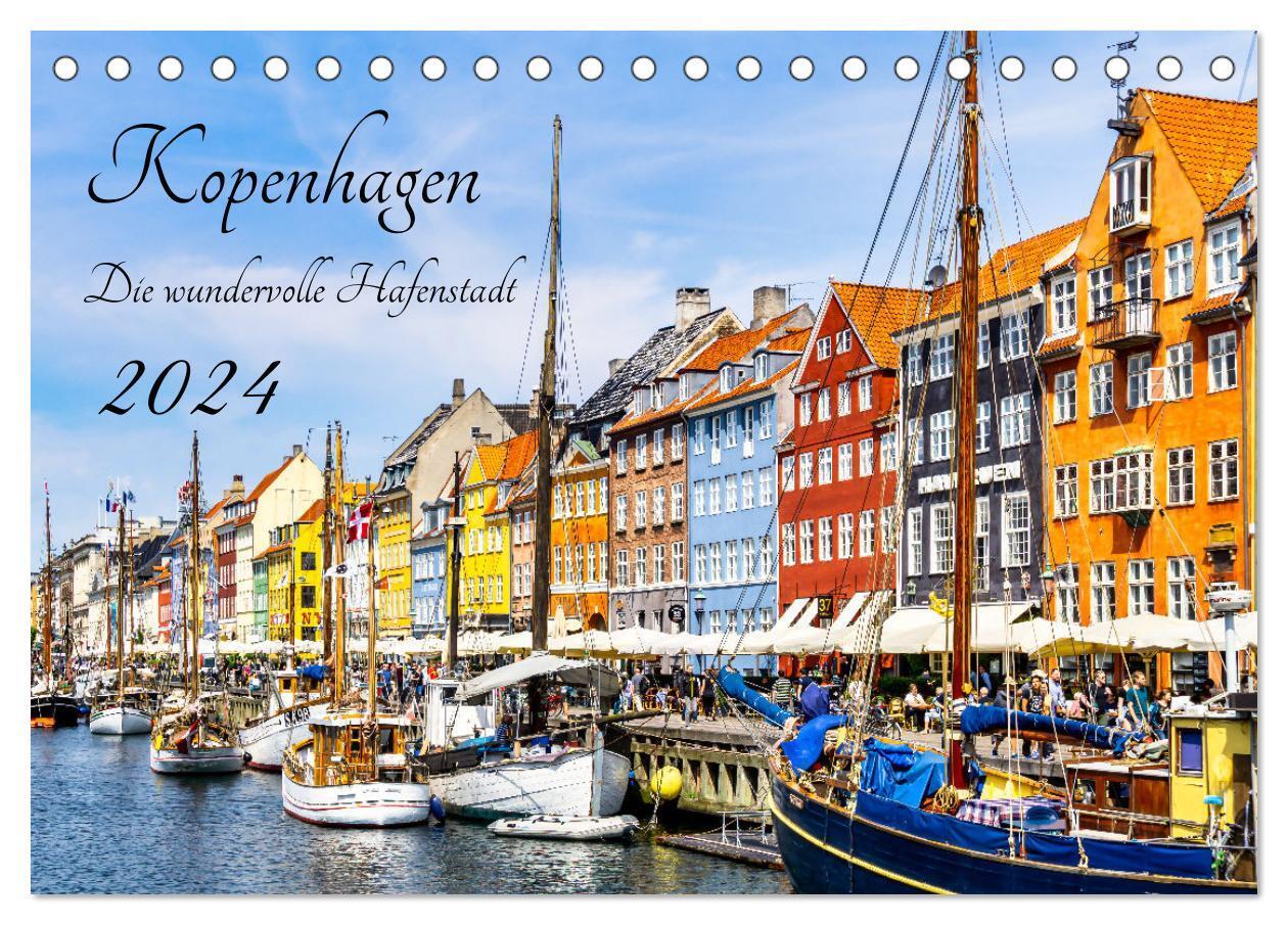 Cover: 9783675504660 | Kopenhagen - Die wundervolle Hafenstadt (Tischkalender 2024 DIN A5...