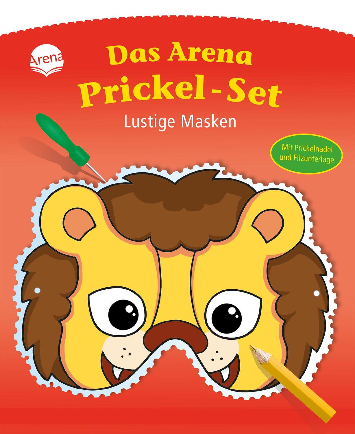 Cover: 9783401706566 | Das Arena Prickel-Set. Lustige Masken | Taschenbuch | 18 S. | Deutsch