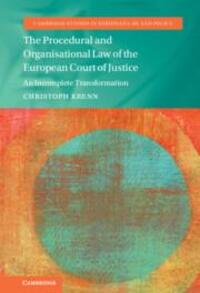 Cover: 9781009247948 | The Procedural and Organisational Law of the European Court of Justice