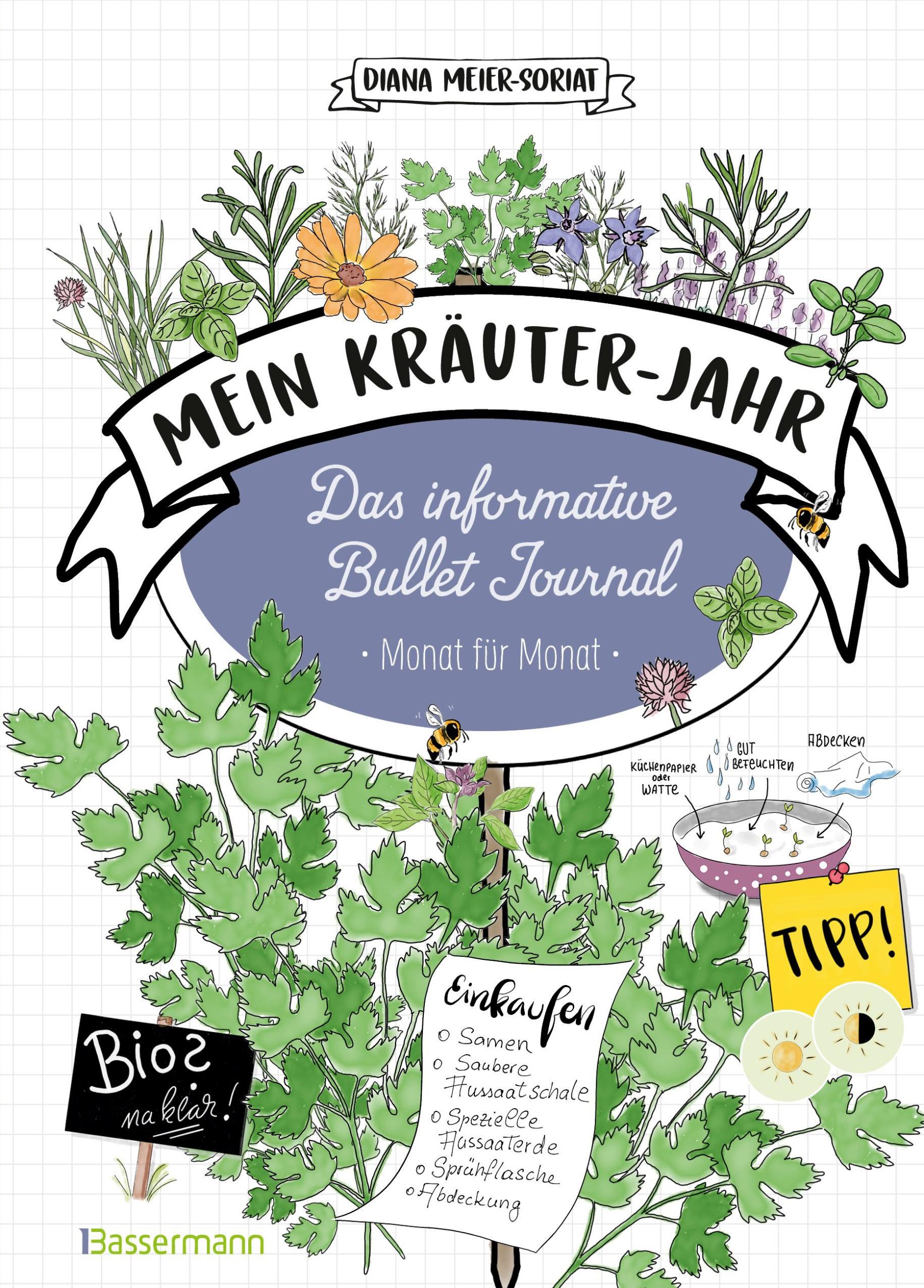 Cover: 9783809449850 | Mein Kräuter-Jahr - Das informative Bullet Journal - Monat für Monat