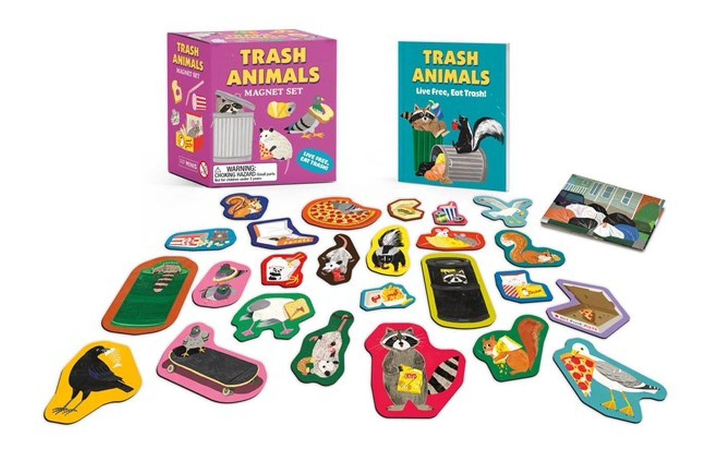 Cover: 9780762484317 | Trash Animals Magnet Set: Live Free, Eat Trash! | Alexander Schneider