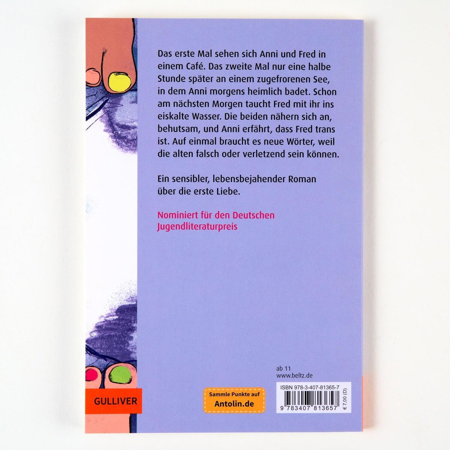 Rückseite: 9783407813657 | Fred und ich | Roman | Lena Hach | Taschenbuch | 96 S. | Deutsch