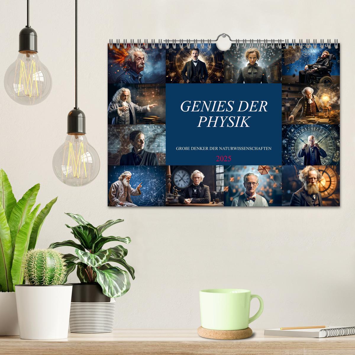 Bild: 9783383856556 | Genies der Physik (Wandkalender 2025 DIN A4 quer), CALVENDO...