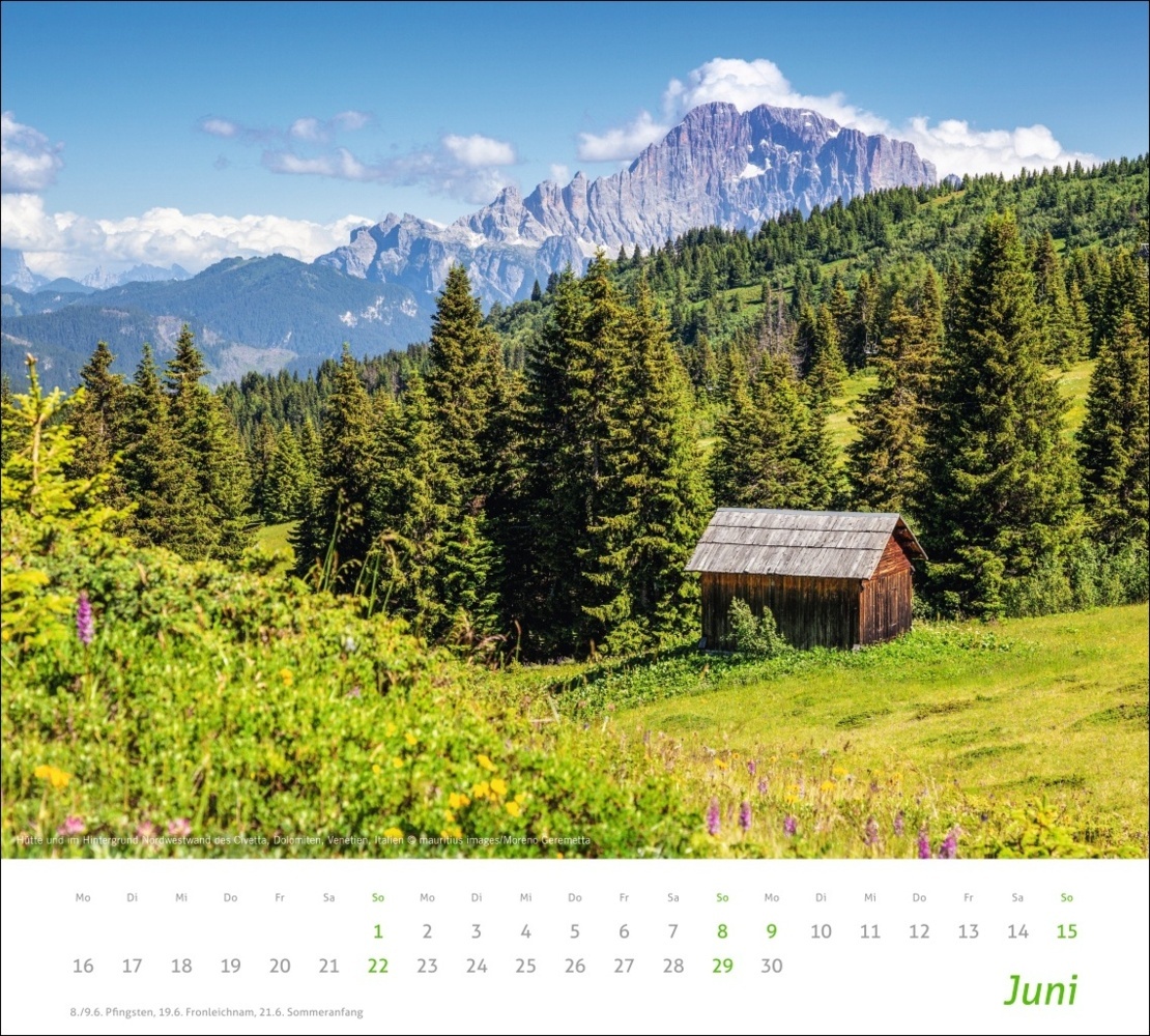 Bild: 9783756406883 | Alpen Bildkalender 2025 | Kalender | Spiralbindung | 14 S. | Deutsch