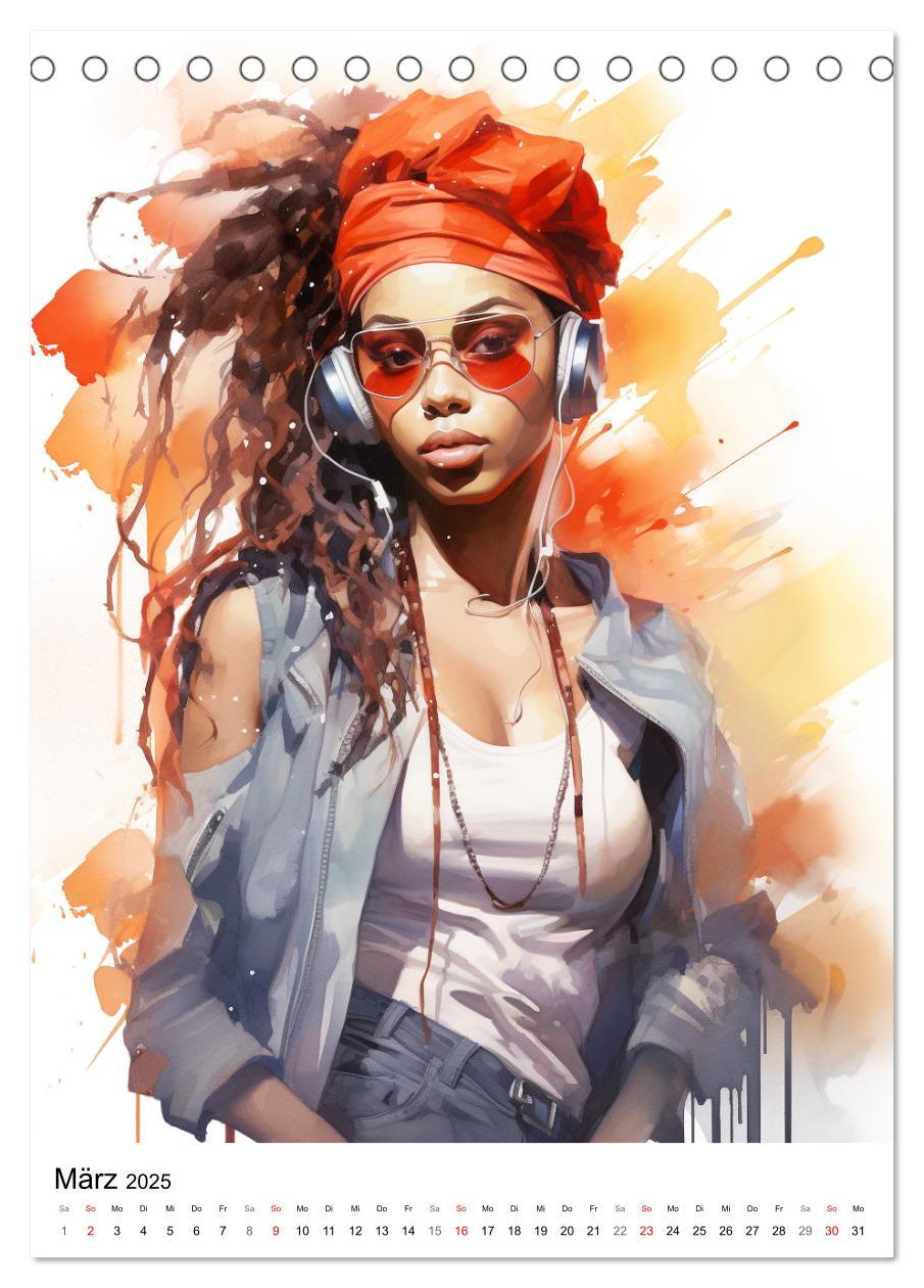 Bild: 9783435864959 | Hip Hop Girls. Rhythmic Expressions (Tischkalender 2025 DIN A5...