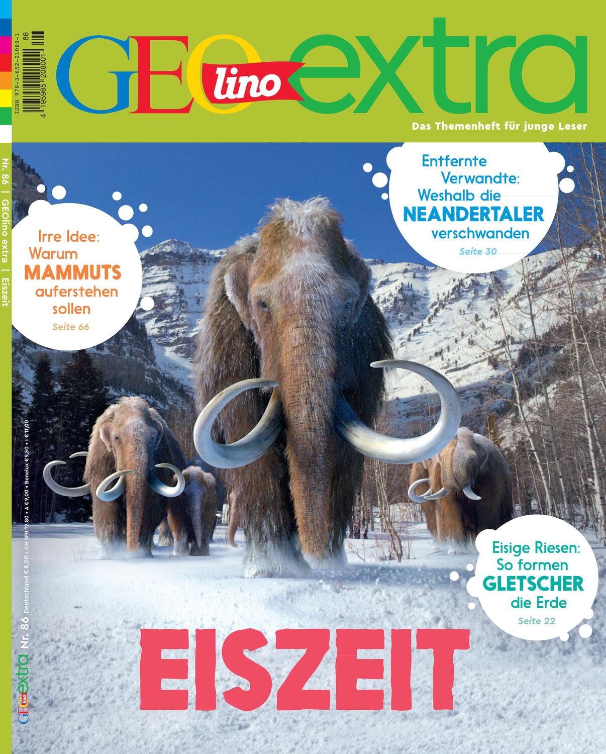Cover: 9783652010801 | GEOlino extra 86/2020 - Eiszeit | Rosa Wetscher | Broschüre | 90 S.