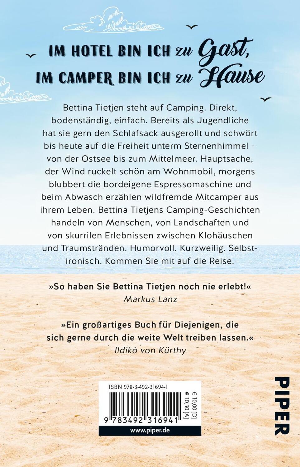 Rückseite: 9783492316941 | Tietjen auf Tour | Bettina Tietjen | Taschenbuch | Deutsch | 2021