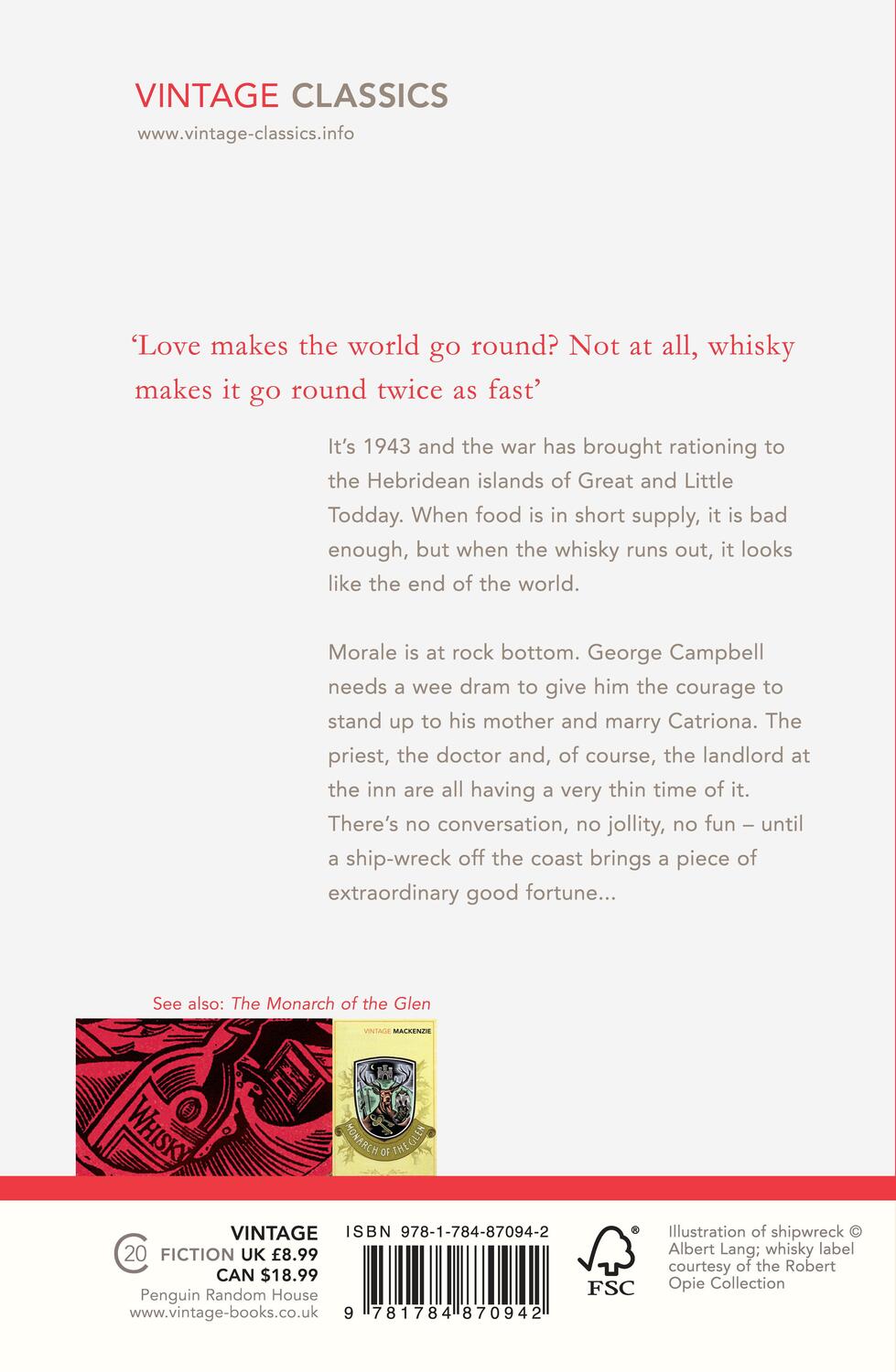 Rückseite: 9781784870942 | Whisky Galore | Compton Mackenzie | Taschenbuch | Englisch | 2015