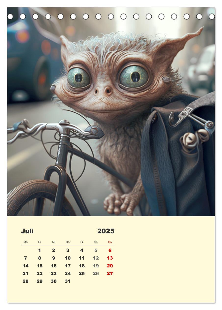 Bild: 9783435876006 | Kleine Gangster. Lustige Monster im Alltag (Tischkalender 2025 DIN...