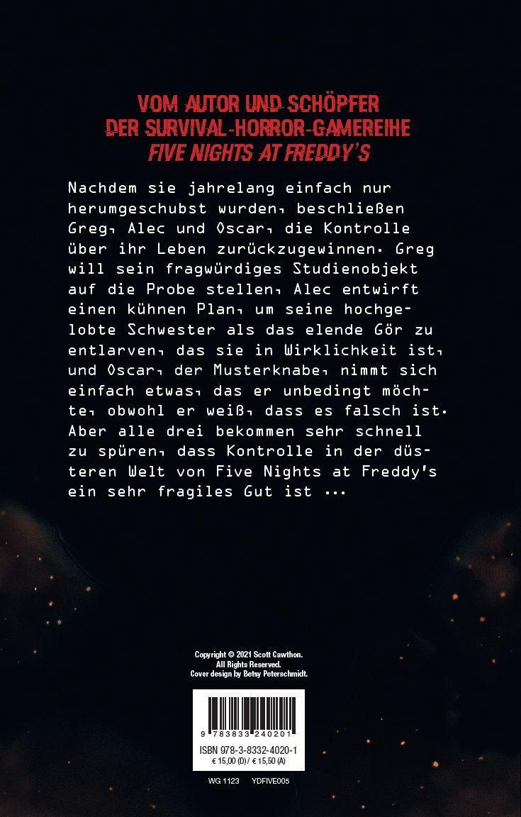 Rückseite: 9783833240201 | Five Nights at Freddy's | Fazbear Frights 2 - Ausverkauft | Buch