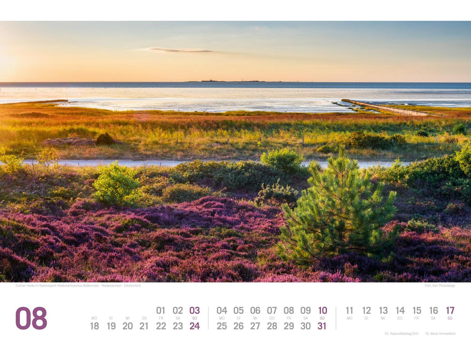 Bild: 9783838435183 | Nordsee - von Ostfriesland bis nach Sylt - ReiseLust Kalender 2025