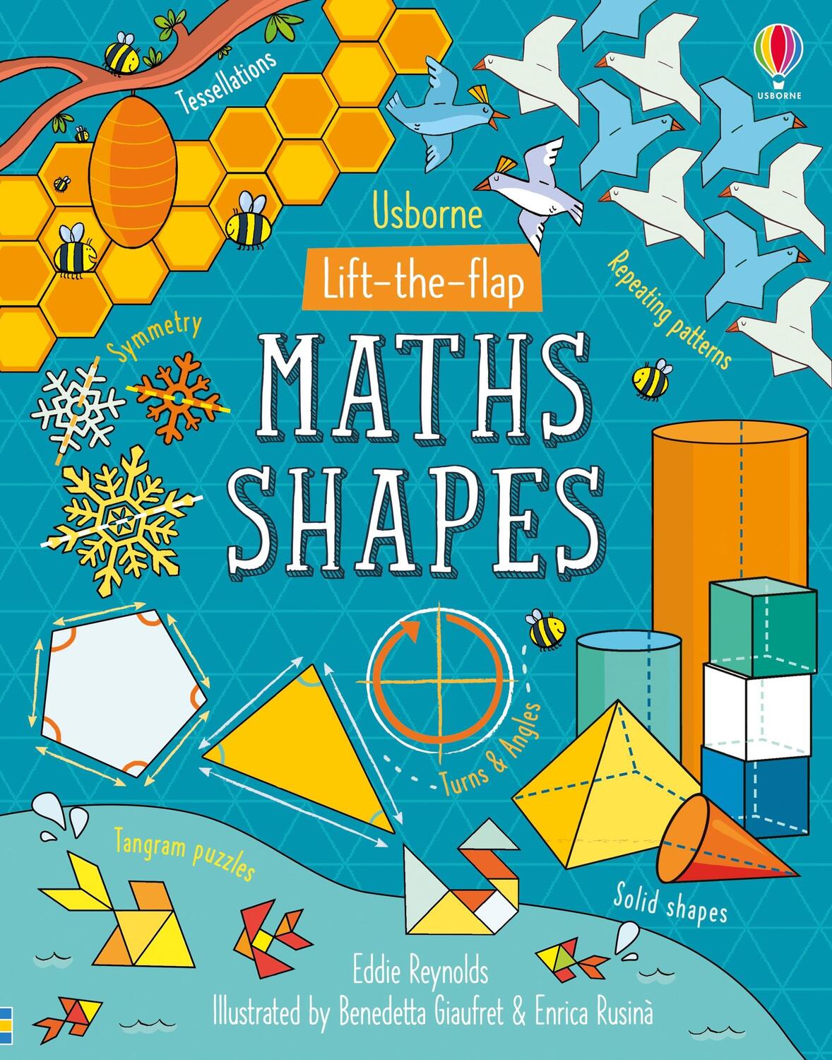 Cover: 9781474950756 | Lift-the-Flap Maths Shapes | Eddie Reynolds | Buch | Papp-Bilderbuch