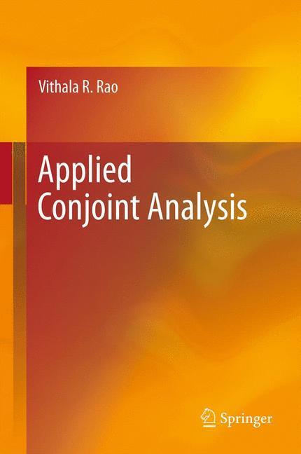 Cover: 9783540877523 | Applied Conjoint Analysis | Vithala R. Rao | Buch | XV | Englisch