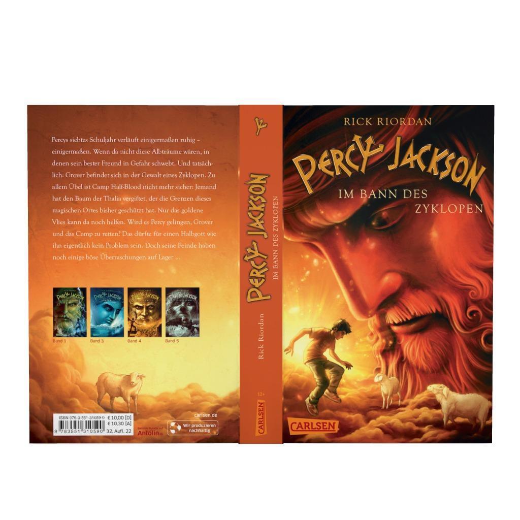 Bild: 9783551310590 | Percy Jackson 02. Im Bann des Zyklopen | Rick Riordan | Taschenbuch