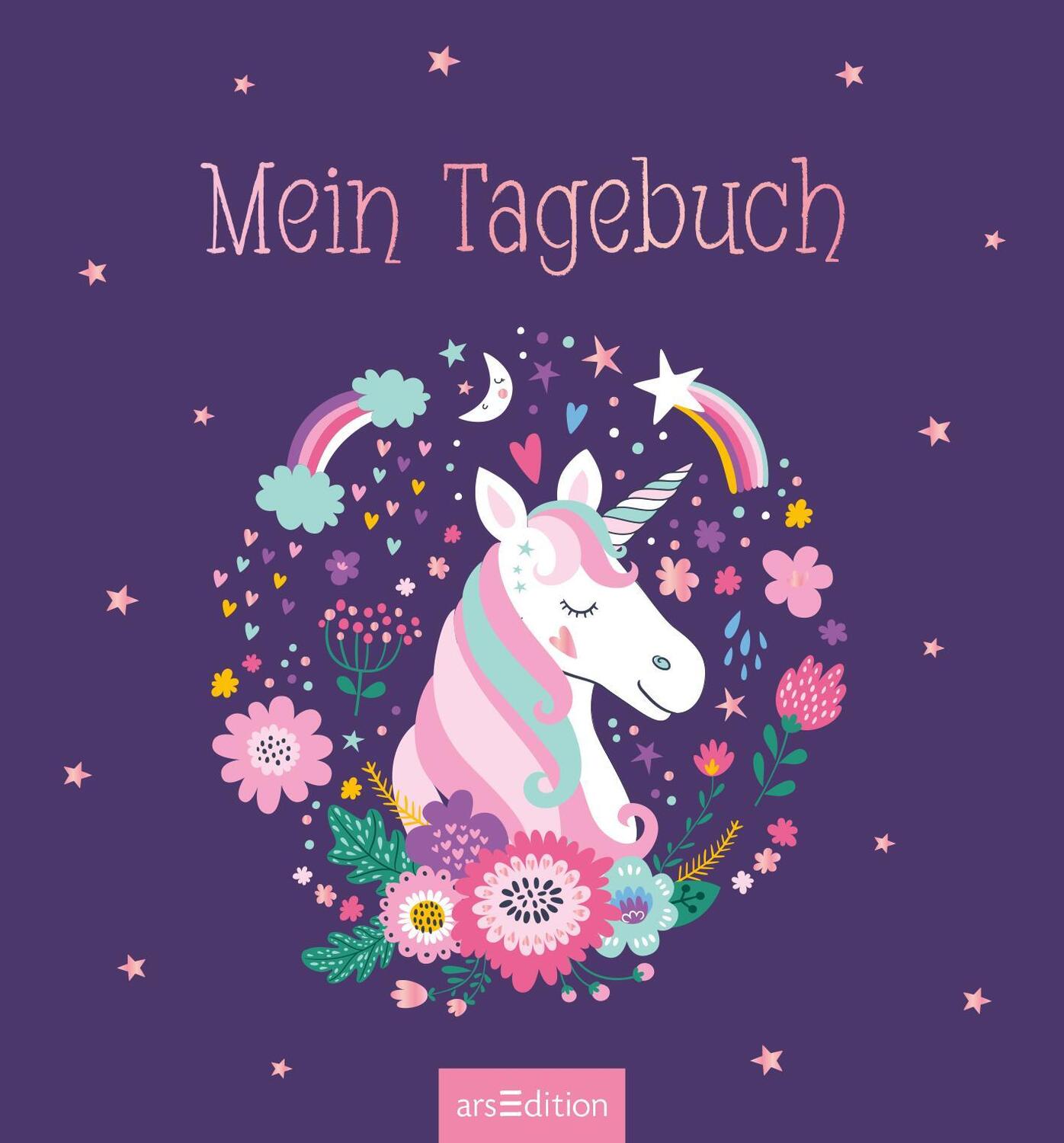 Bild: 4014489134039 | Tagebuch mit Schloss - Einhorn | Buch | 80 S. | Deutsch | 2024