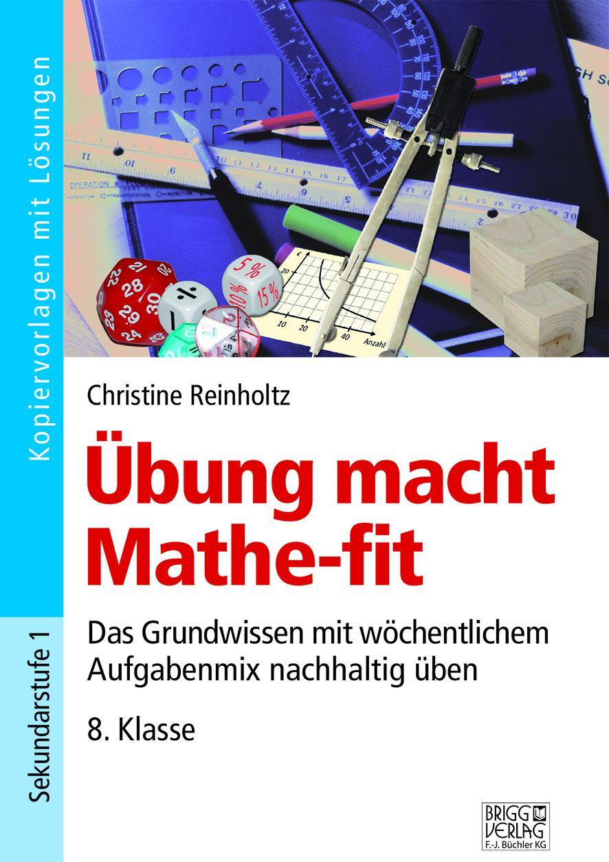 Cover: 9783956603044 | Übung macht Mathe-fit 8. Klasse | Christine Reinholtz | Taschenbuch