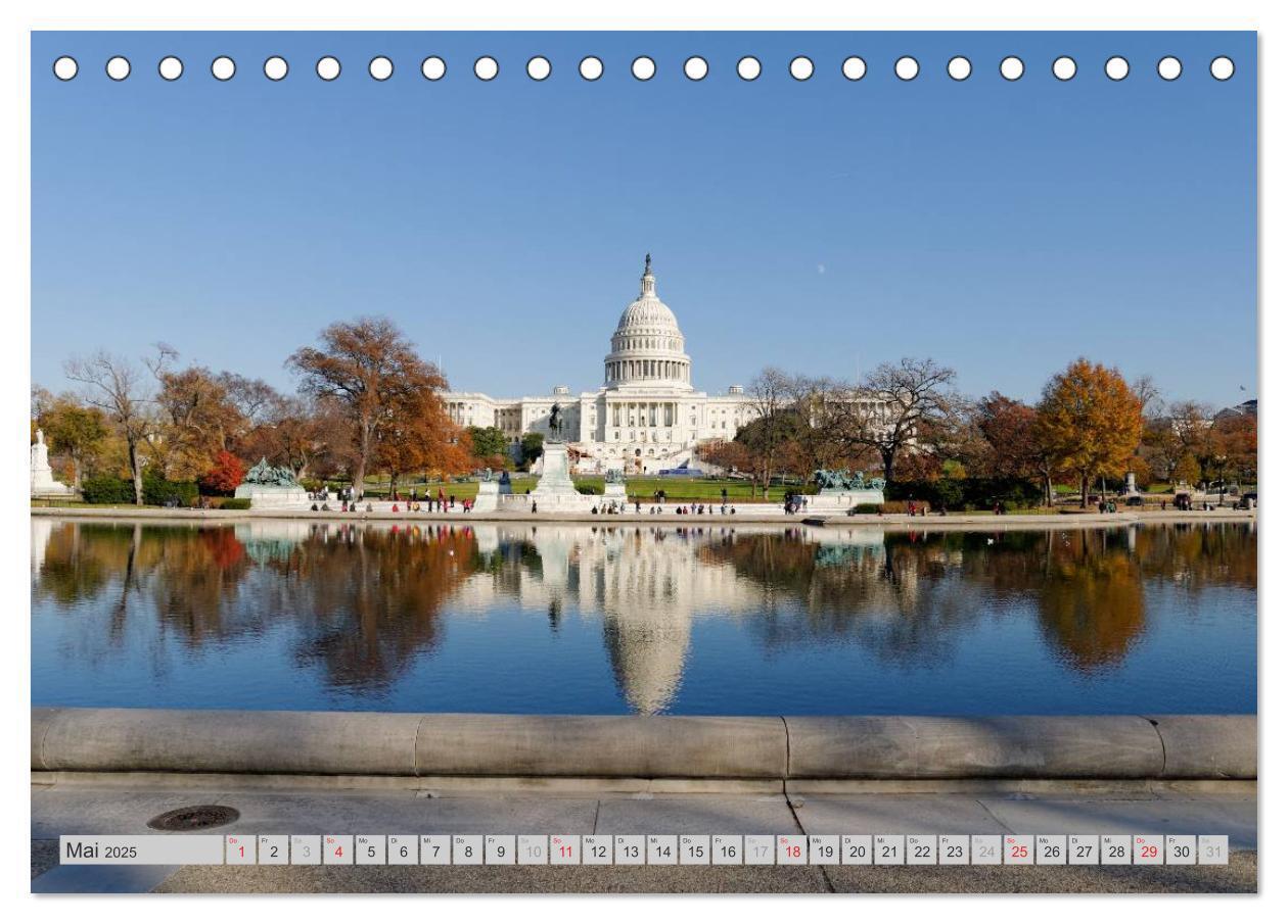 Bild: 9783435718764 | Washington D.C. (Tischkalender 2025 DIN A5 quer), CALVENDO...