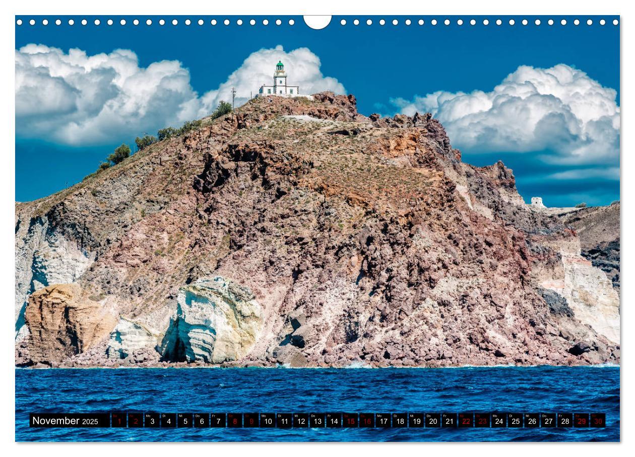 Bild: 9783435437566 | Santorini - Perle in der Ägais (Wandkalender 2025 DIN A3 quer),...