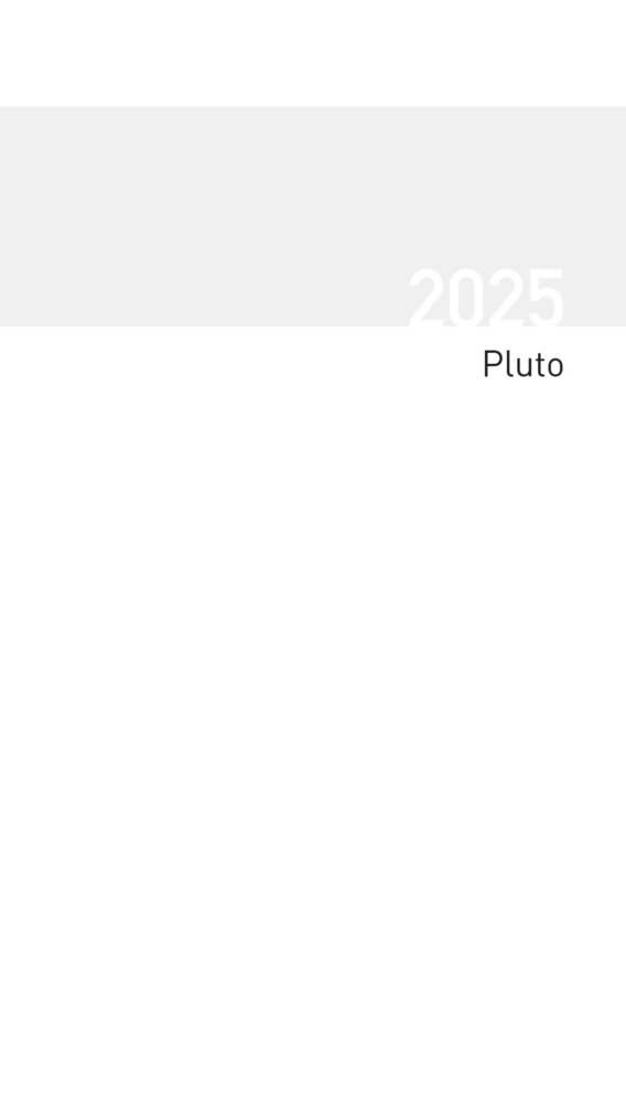 Cover: 9783731878926 | Taschenkalender Pluto geheftet Einlage 2025 | Korsch Verlag | Kalender