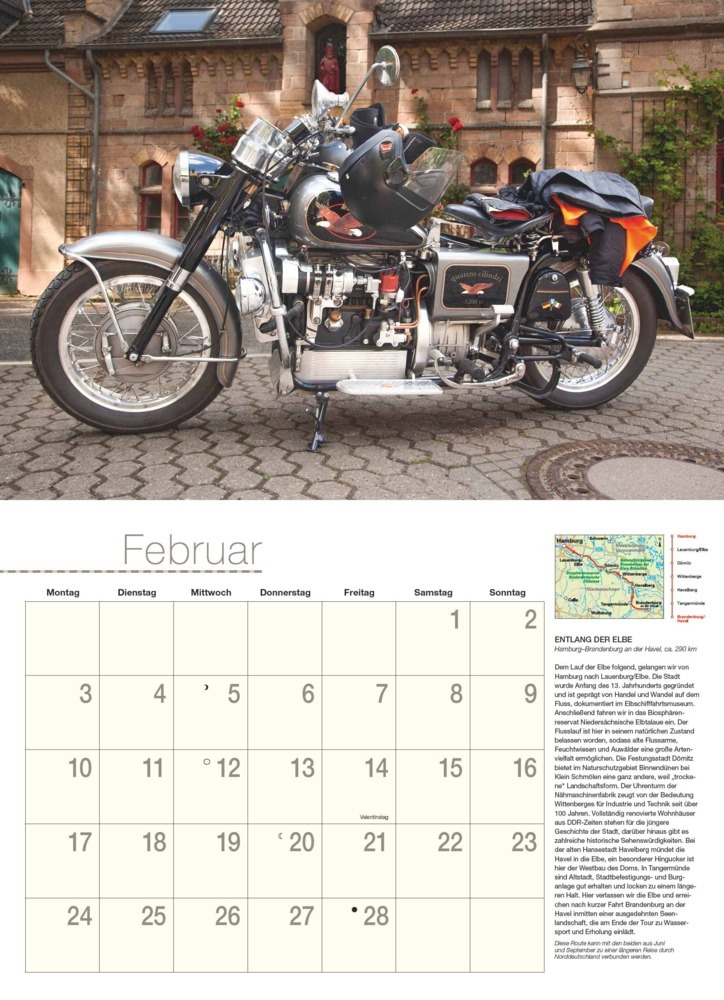 Bild: 4250809652863 | DUMONT - Motorräder &amp; Routen 2025 Broschürenkalender, 42x29cm,...