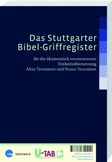 Cover: 9783460320000 | Das Stuttgarter Bibel-Griffregister | In Kst-Hülle | 2006