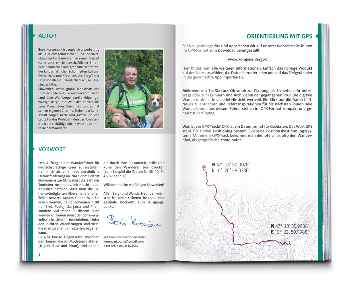 Bild: 9783991211396 | KOMPASS Wanderführer Slowenien, 61 Touren | Boris Korencan | Buch