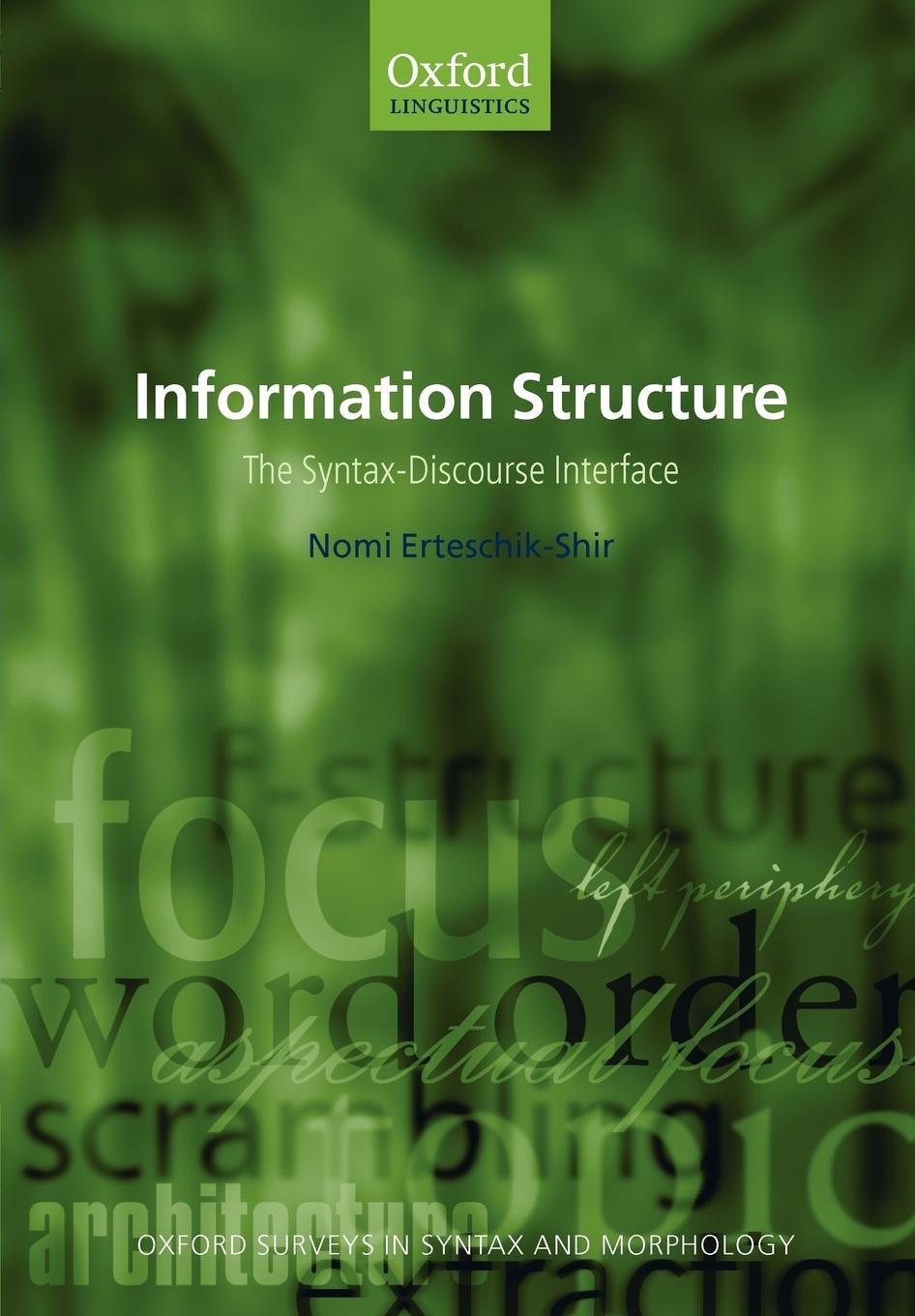 Cover: 9780199262595 | Information Structure | The Syntax-Discourse Interface | Taschenbuch