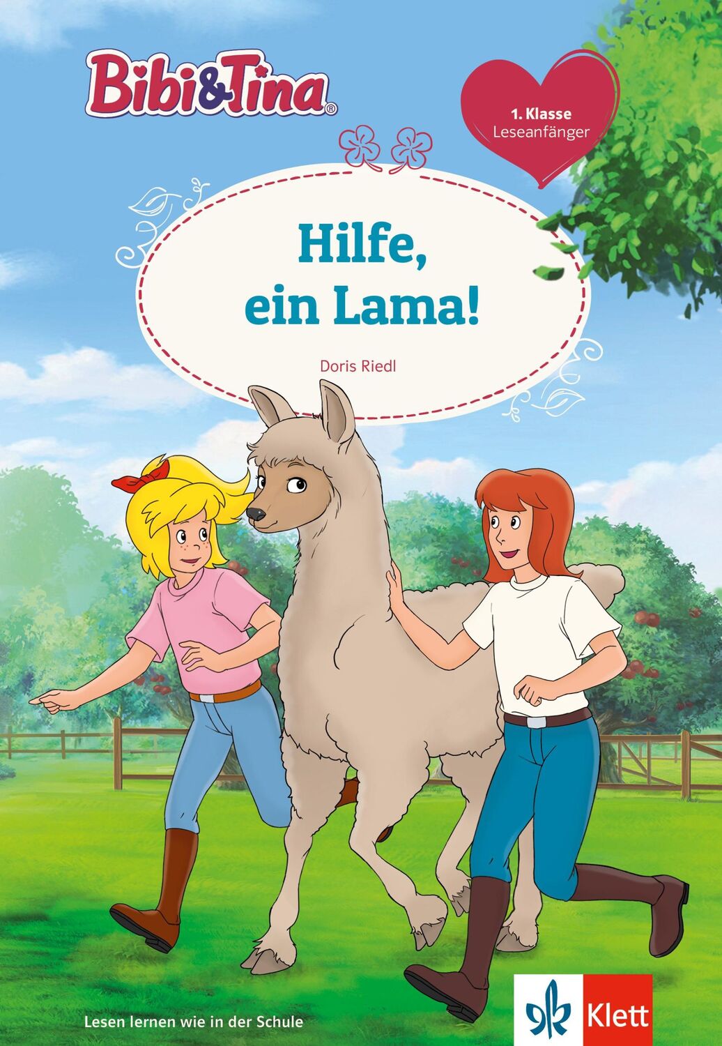 Cover: 9783129496145 | Bibi &amp; Tina: Hilfe, ein Lama! | Leseanfänger 1. Klasse, ab 6 Jahren