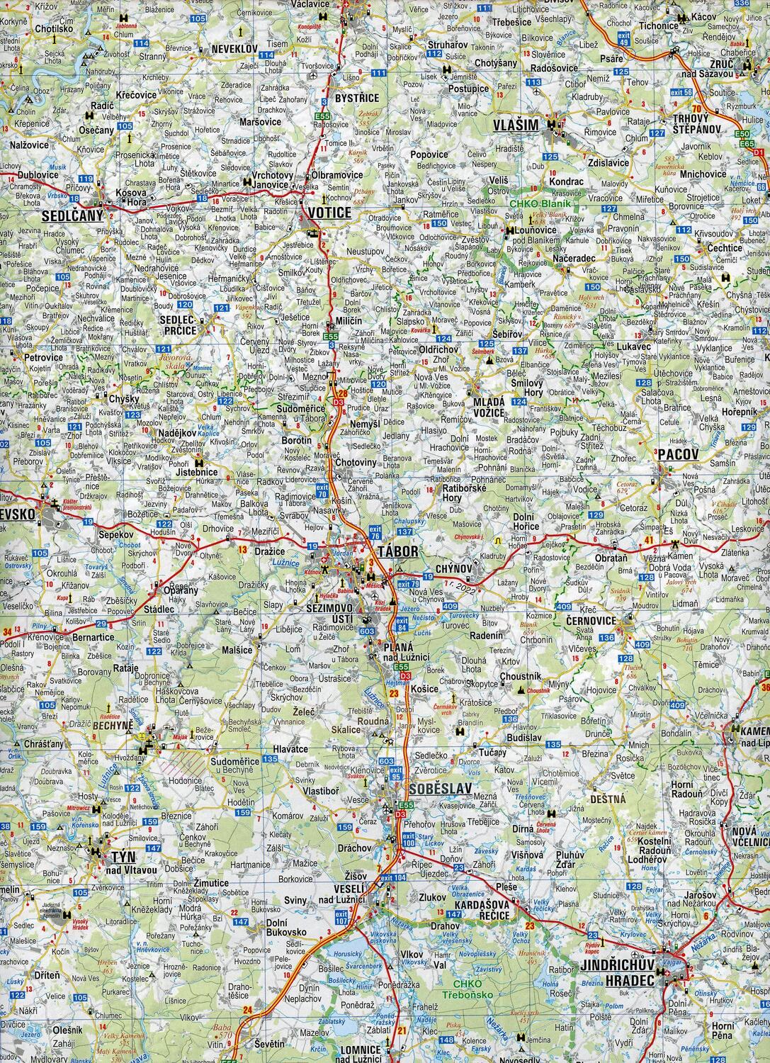 Bild: 9783707921151 | Tschechien, Straßenkarte 1:250.000, freytag & berndt | (Land-)Karte