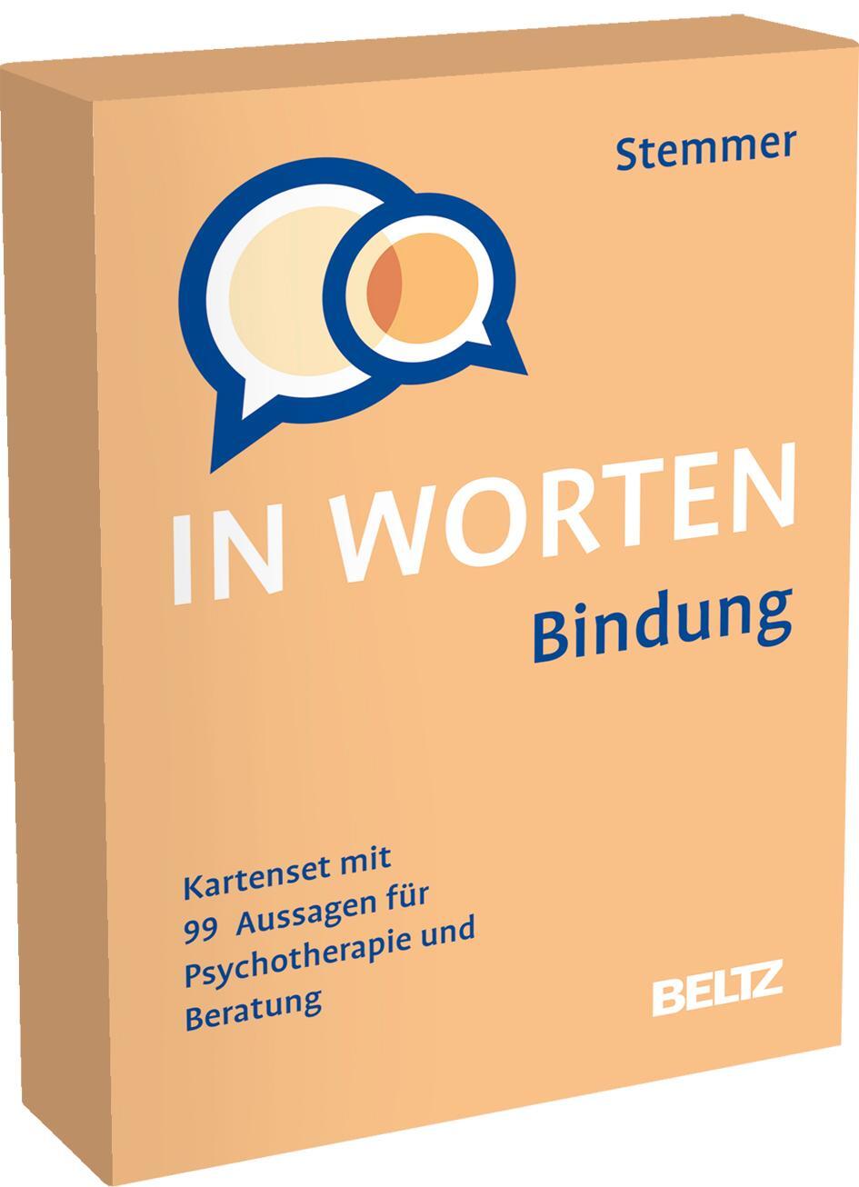 Cover: 4019172100957 | Bindung in Worten | Kerstin Stemmer | Box | BeltzTherapiekarten | 2022