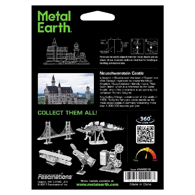 Bild: 32309010183 | Metal Earth: Schloss Neuschwanstein | Steel Model Kit | Stück | 2018