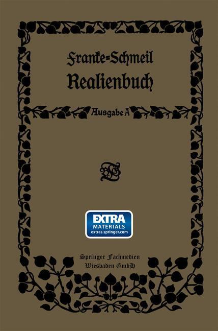 Cover: 9783663152682 | Realienbuch | O. Schmeil (u. a.) | Taschenbuch | Paperback | Deutsch