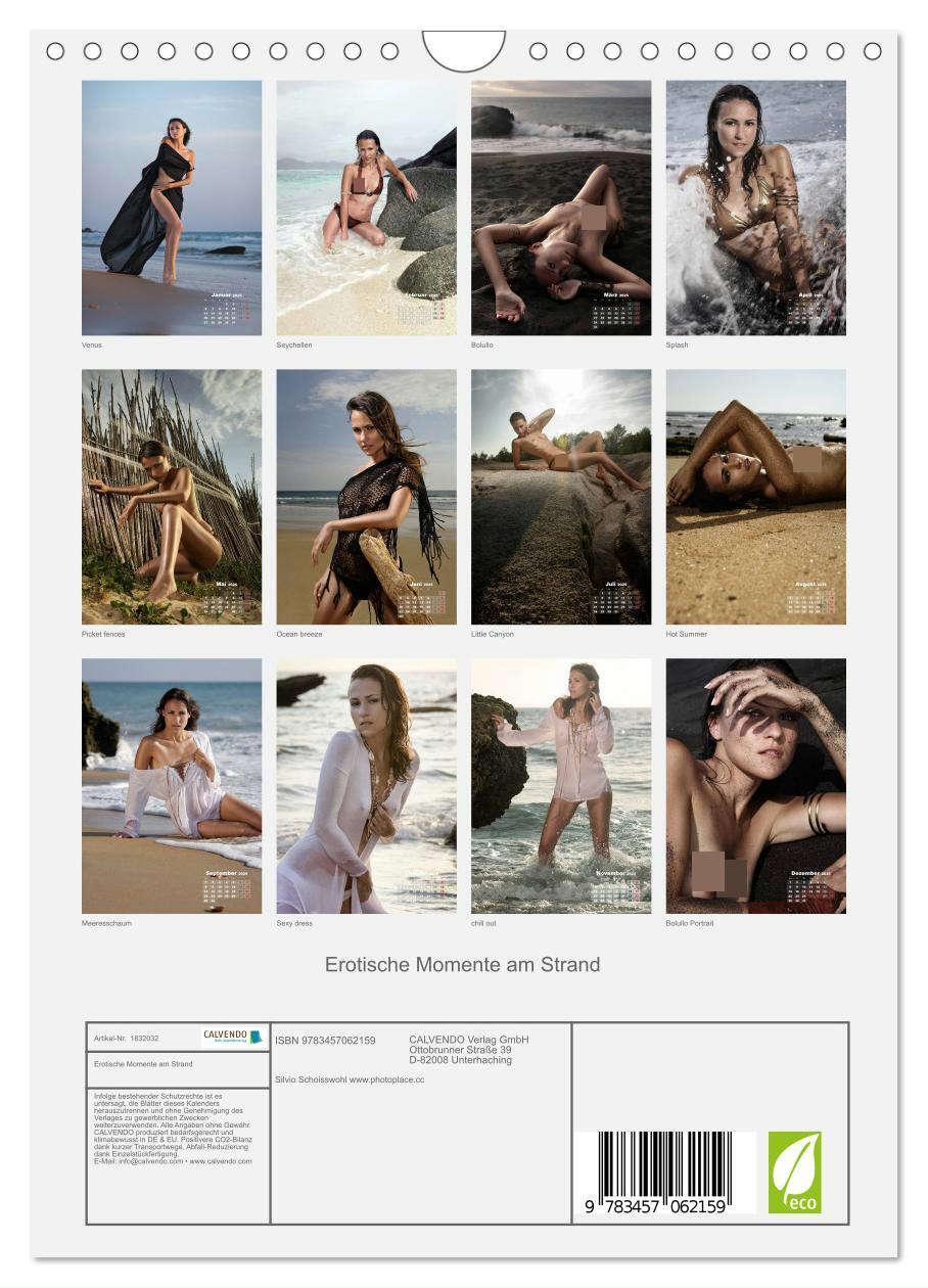 Bild: 9783457062159 | Erotische Momente am Strand (Wandkalender 2025 DIN A4 hoch),...