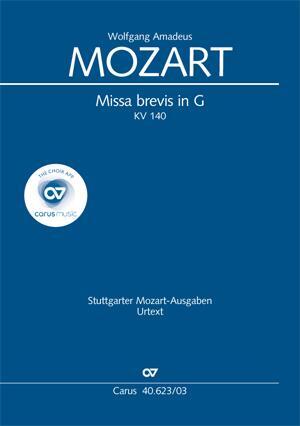 Cover: 9790007084356 | Missa brevis in G (Klavierauszug) | KV 140 (235d), 1773 (?) | Mozart