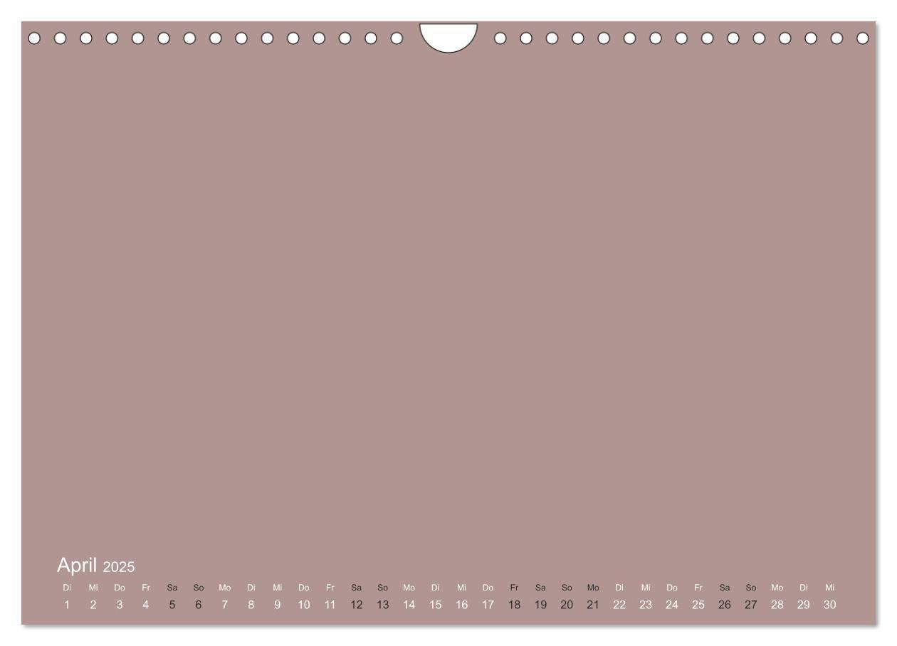 Bild: 9783435211975 | DIY Bastel-Kalender -Erdige Pastell Farben- Zum Selbstgestalten...