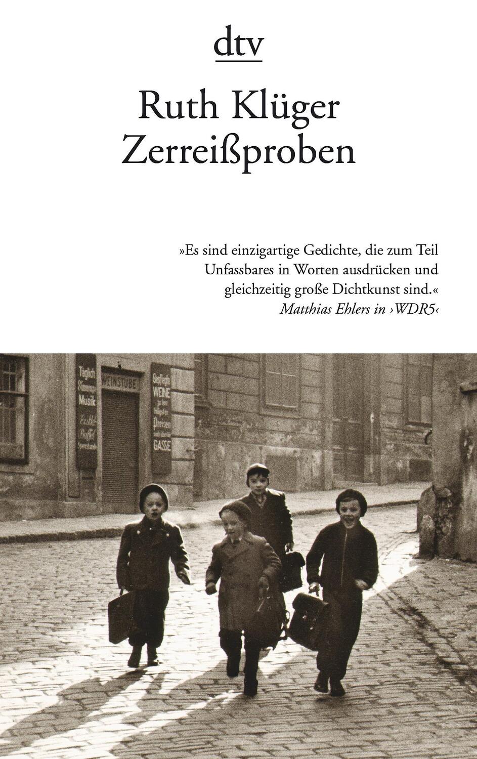 Cover: 9783423145190 | Zerreißproben | Kommentierte Gedichte | Ruth Klüger | Taschenbuch