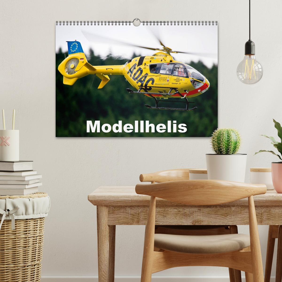 Bild: 9783435702916 | Modellhelis (Wandkalender 2025 DIN A3 quer), CALVENDO Monatskalender